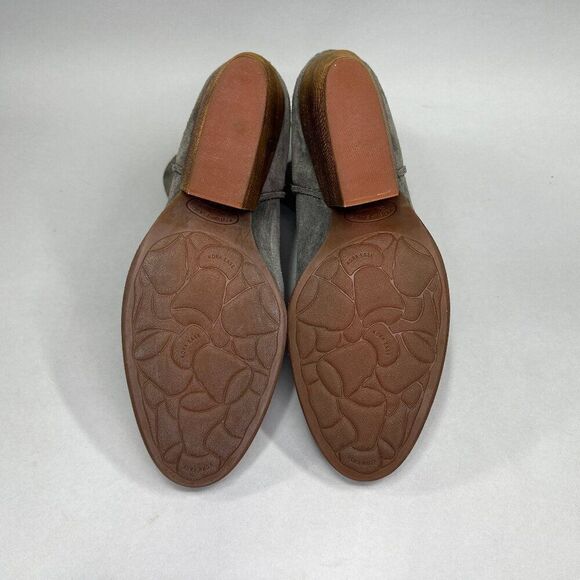 Kork-Ease Women's Size 10 Lapra Grey Suede Western Ankle Boots - Picture 11 of 12